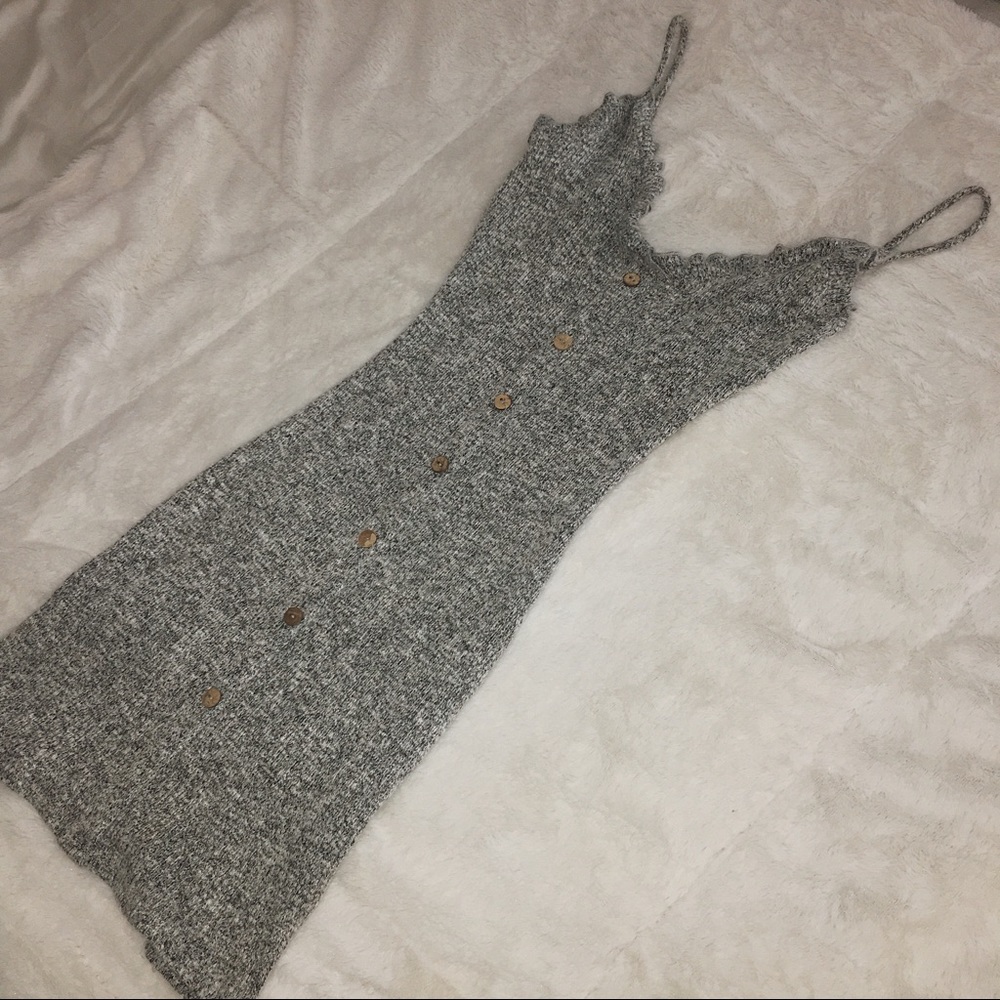 Grey Fitting Dress